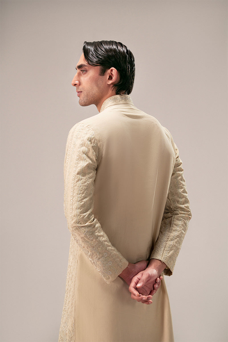 Republic By Omar Farooq | Luxury Rtw | 'Mehtab' Sherwani Kurta -  Republic by Omar Farooq Luxury RTW - Original Designer Dress - House of Maryam