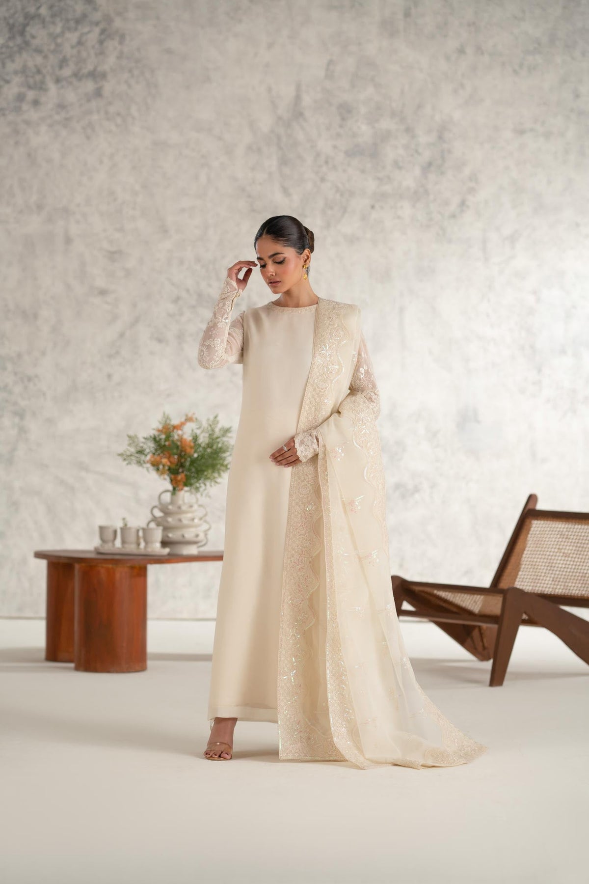Akbar Aslam Zeba chiffon formal pret, photo 2