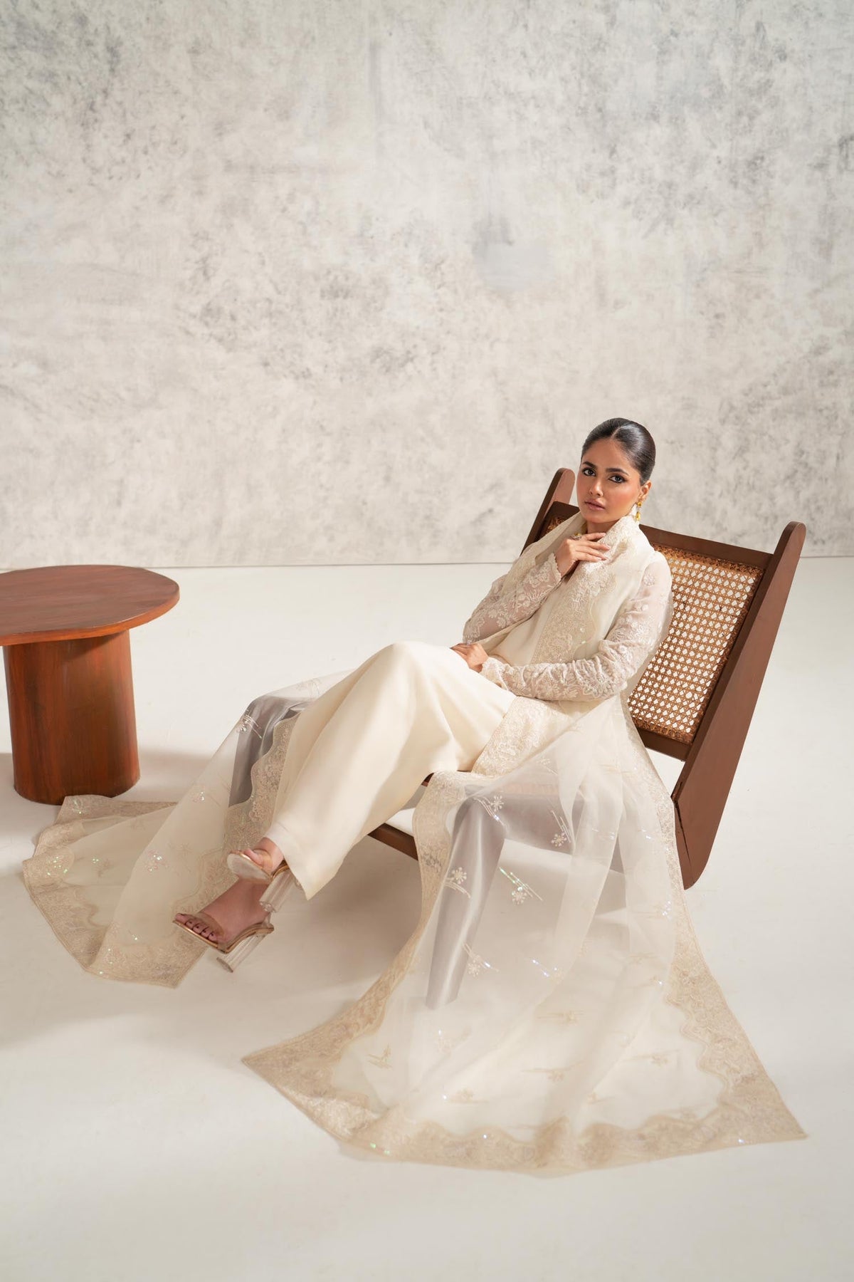 Akbar Aslam Zeba chiffon formal pret, photo 6