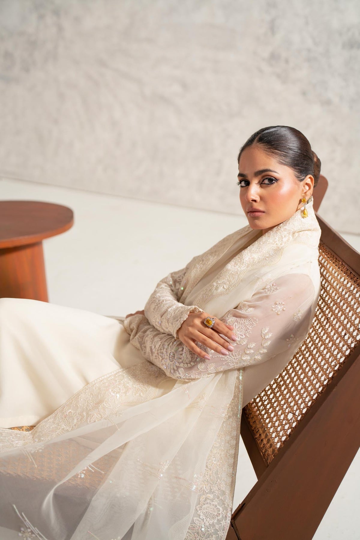 Akbar Aslam Zeba chiffon formal pret, photo 7