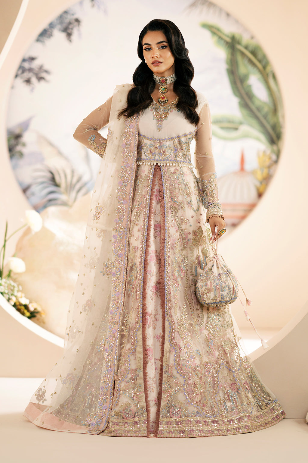 AJR Couture | Festive Formals 24 | Amaryllis by Designer AJR Couture - House of Maryam - Pakistani Designer Ethnic Wear in {{ shop.shopifyCountryName }}