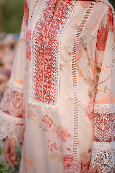 Sardinia | Cocktail Luxury Lawn | CORAL -  Sardinia Luxury - Original Designer Dress - House of Maryam