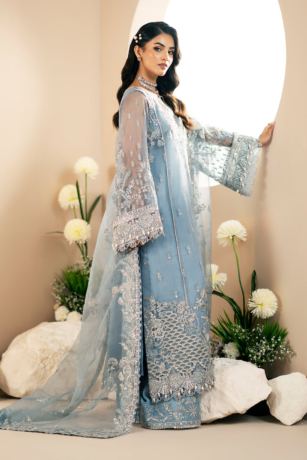 AJR Couture | Festive Formals 24 | Lotus by Designer AJR Couture - House of Maryam - Pakistani Designer Ethnic Wear in {{ shop.shopifyCountryName }}