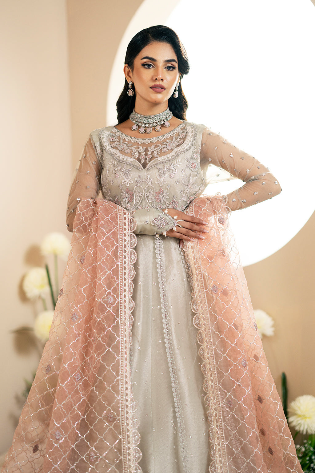 AJR Couture | Festive Formals 24 | Magnolia by Designer AJR Couture - House of Maryam - Pakistani Designer Ethnic Wear in {{ shop.shopifyCountryName }}