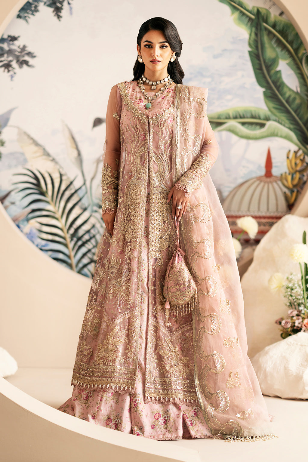 AJR Couture | Festive Formals 24 | Begonia by Designer AJR Couture - House of Maryam - Pakistani Designer Ethnic Wear in {{ shop.shopifyCountryName }}