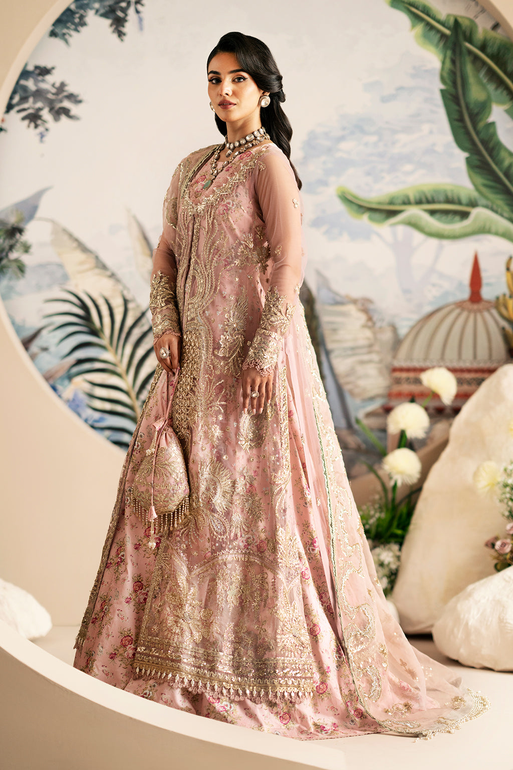 AJR Couture | Festive Formals 24 | Begonia by Designer AJR Couture - House of Maryam - Pakistani Designer Ethnic Wear in {{ shop.shopifyCountryName }}