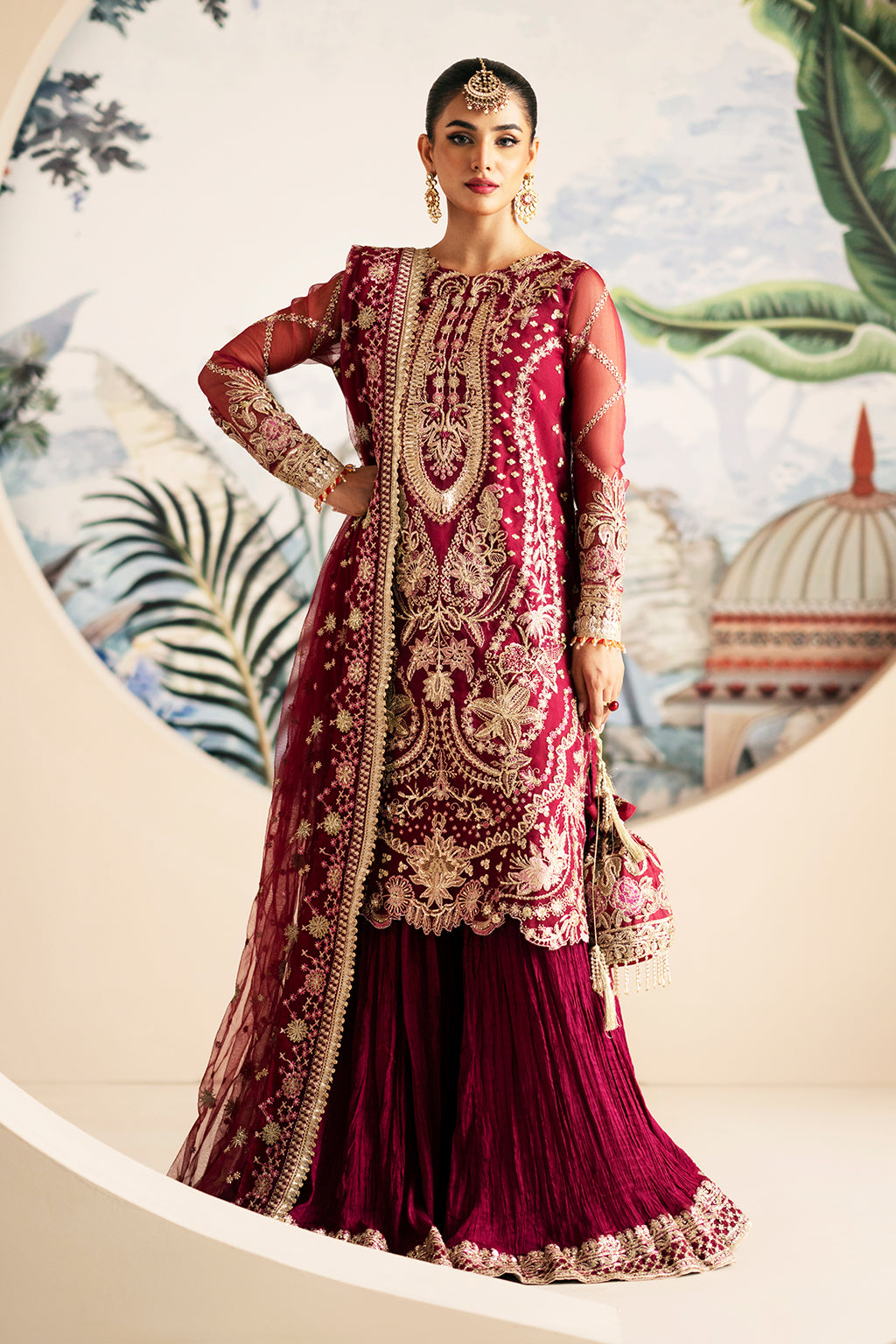 AJR Couture | Festive Formals 24 | Zinnia by Designer AJR Couture - House of Maryam - Pakistani Designer Ethnic Wear in {{ shop.shopifyCountryName }}