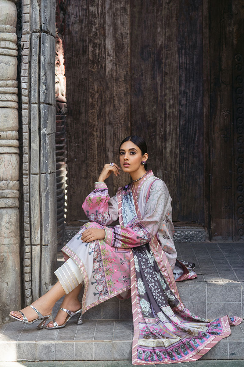 Mushq | Nirvana Silk Edit | Pewter by Designer Mushq - House of Maryam - Pakistani Designer Ethnic Wear in {{ shop.shopifyCountryName }}