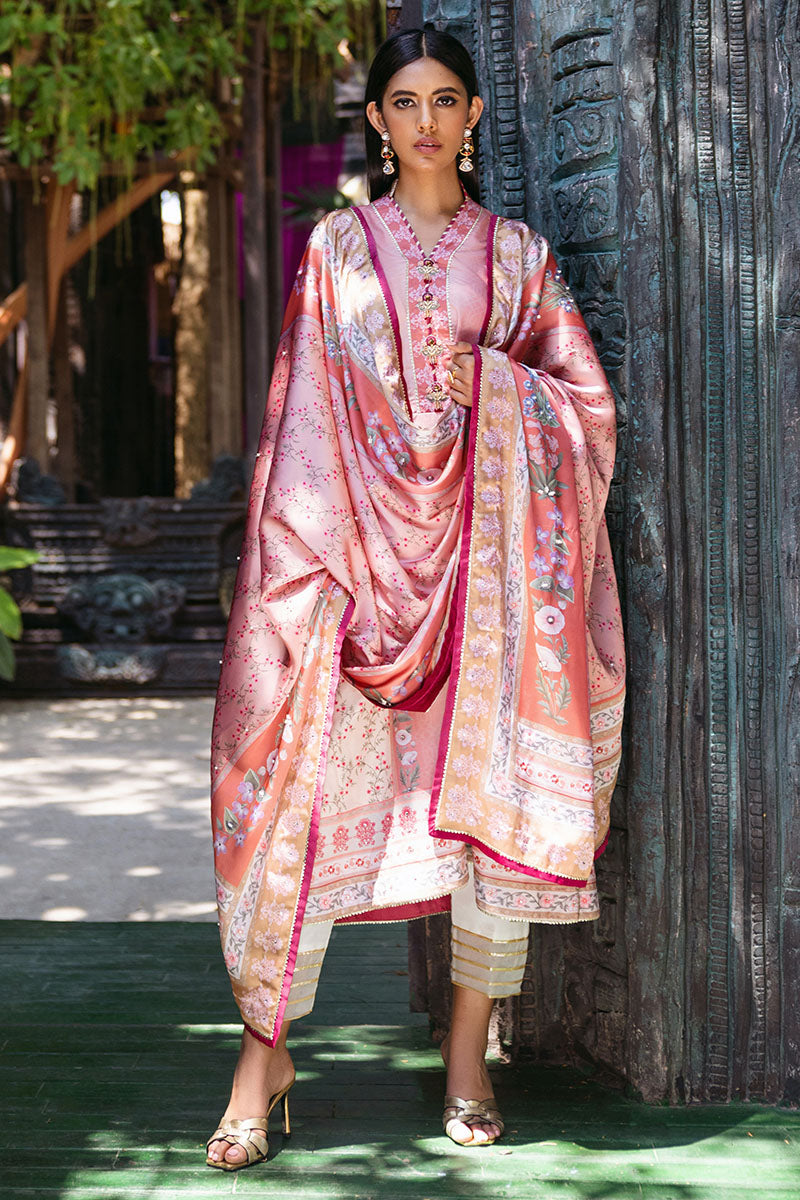 Mushq | Nirvana Silk Edit |  Roseate -  Mushq Ladies Clothes - Original Designer Dress - House of Maryam