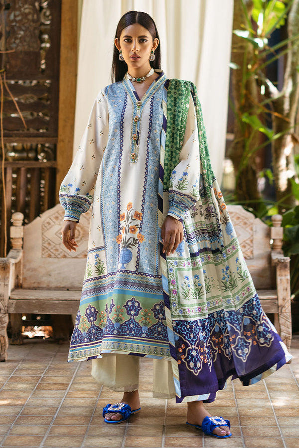 Mushq | Nirvana Silk Edit |  Azure -  Mushq Ladies Clothes - Original Designer Dress - House of Maryam
