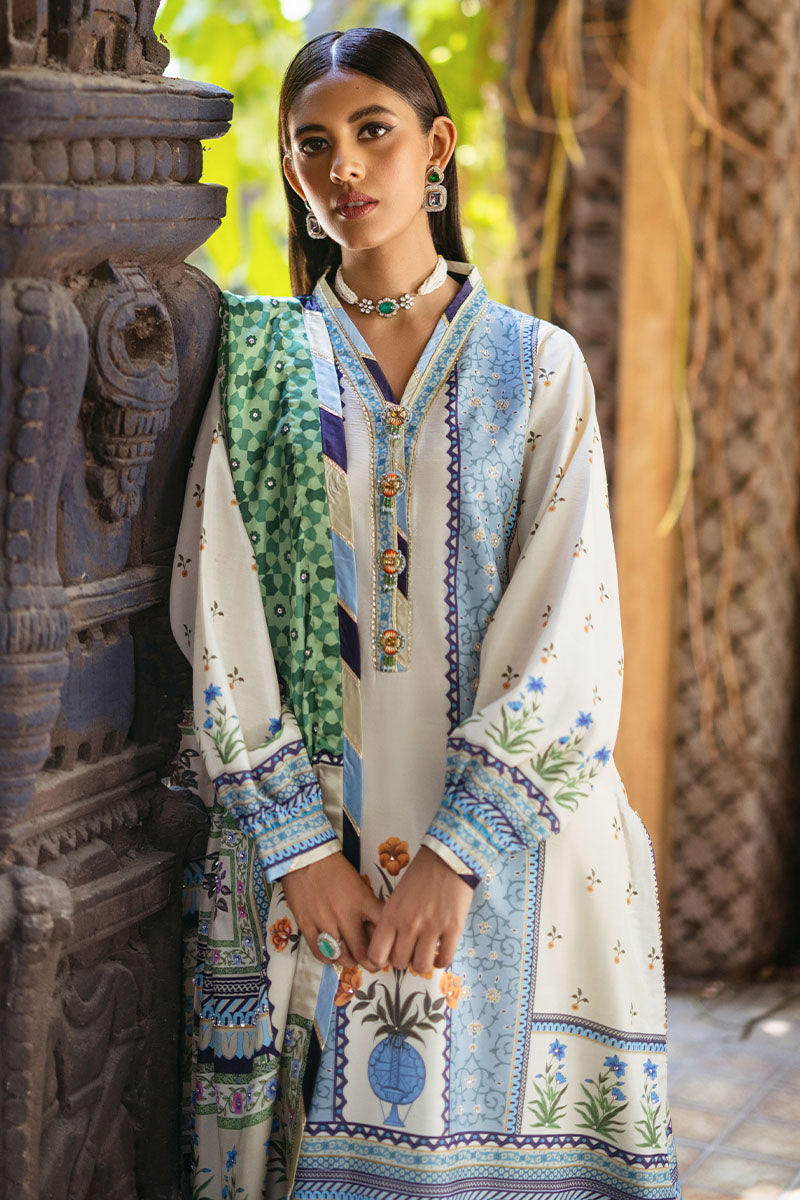 Mushq | Nirvana Silk Edit |  Azure -  Mushq Ladies Clothes - Original Designer Dress - House of Maryam