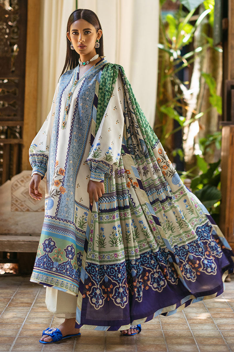 Mushq | Nirvana Silk Edit |  Azure -  Mushq Ladies Clothes - Original Designer Dress - House of Maryam