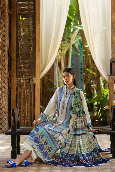 Mushq | Nirvana Silk Edit |  Azure -  Mushq Ladies Clothes - Original Designer Dress - House of Maryam
