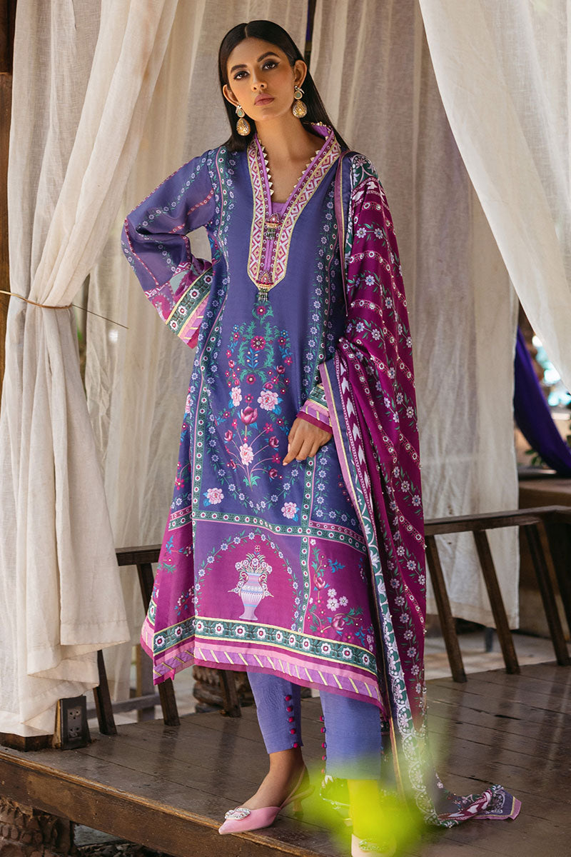 Mushq | Nirvana Silk Edit | Indigo by Designer Mushq - House of Maryam - Pakistani Designer Ethnic Wear in {{ shop.shopifyCountryName }}