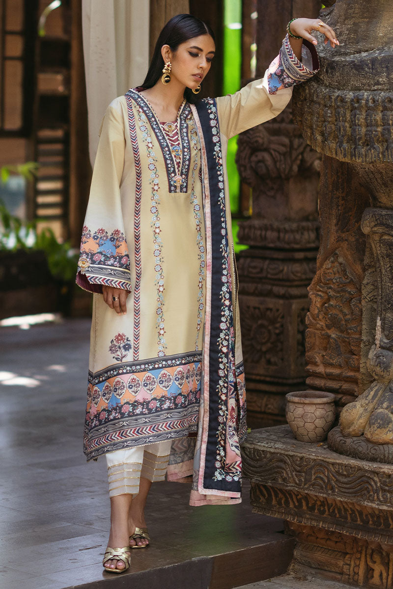 Mushq | Nirvana Silk Edit | Taupe by Designer Mushq - House of Maryam - Pakistani Designer Ethnic Wear in {{ shop.shopifyCountryName }}