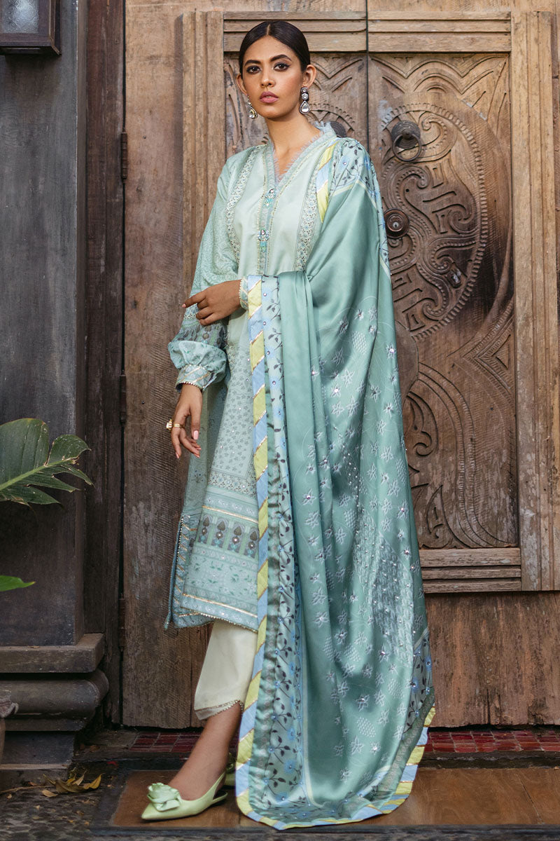 Mushq | Nirvana Silk Edit | Cerulean by Designer Mushq - House of Maryam - Pakistani Designer Ethnic Wear in {{ shop.shopifyCountryName }}