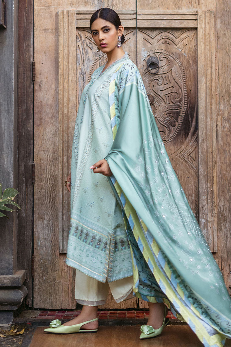 Mushq | Nirvana Silk Edit | Cerulean by Designer Mushq - House of Maryam - Pakistani Designer Ethnic Wear in {{ shop.shopifyCountryName }}