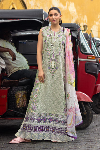 Mushq | Manaram Luxury Lawn 25 | Beaming Drift -  Mushq Ladies Clothes - Original Designer Dress - House of Maryam