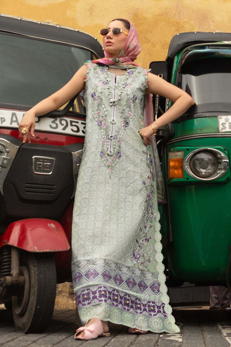 Mushq | Manaram Luxury Lawn 25 | Beaming Drift -  Mushq Ladies Clothes - Original Designer Dress - House of Maryam