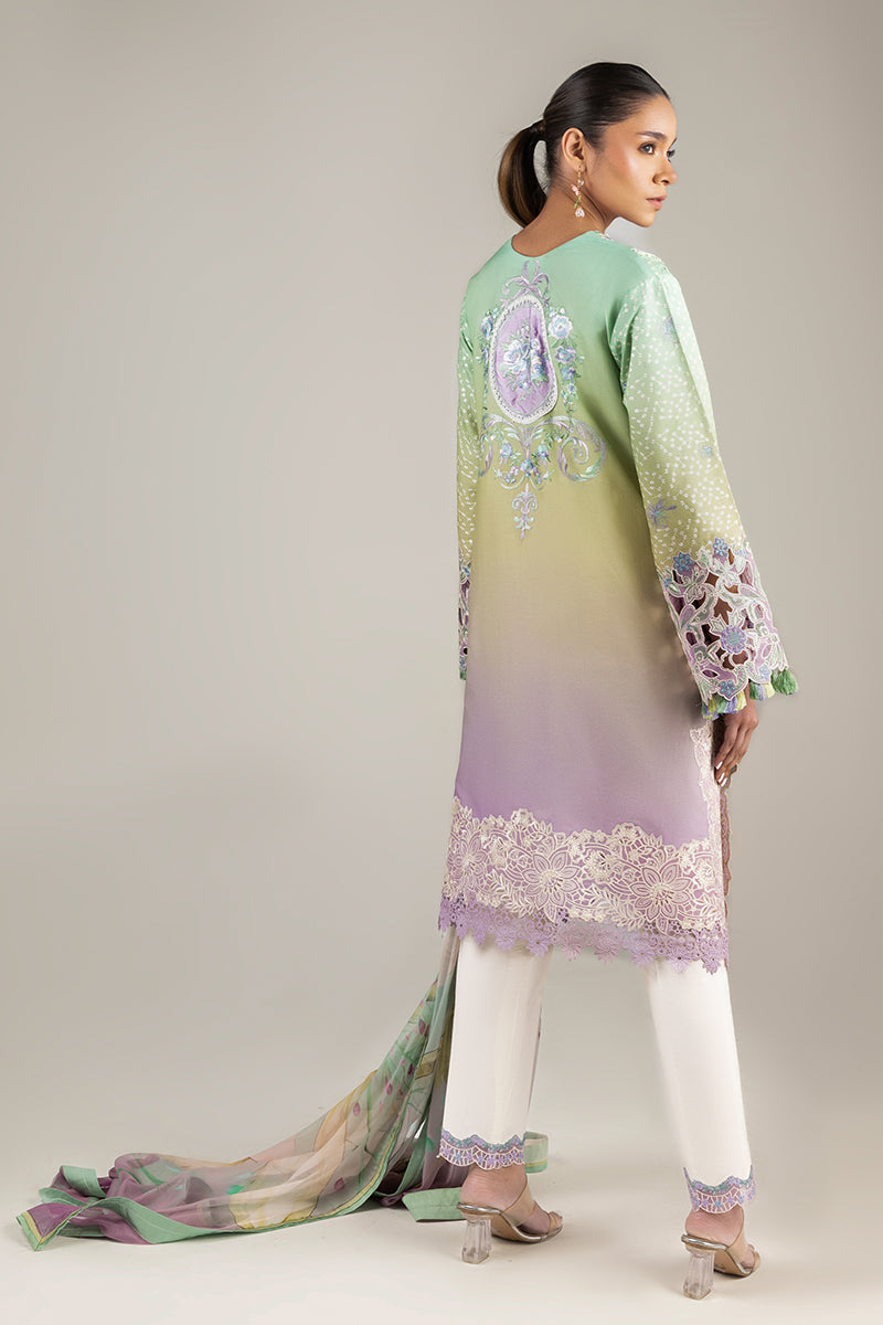 Mushq | Manaram Luxury Lawn 25 | Glittering Grace -  Mushq Ladies Clothes - Original Designer Dress - House of Maryam