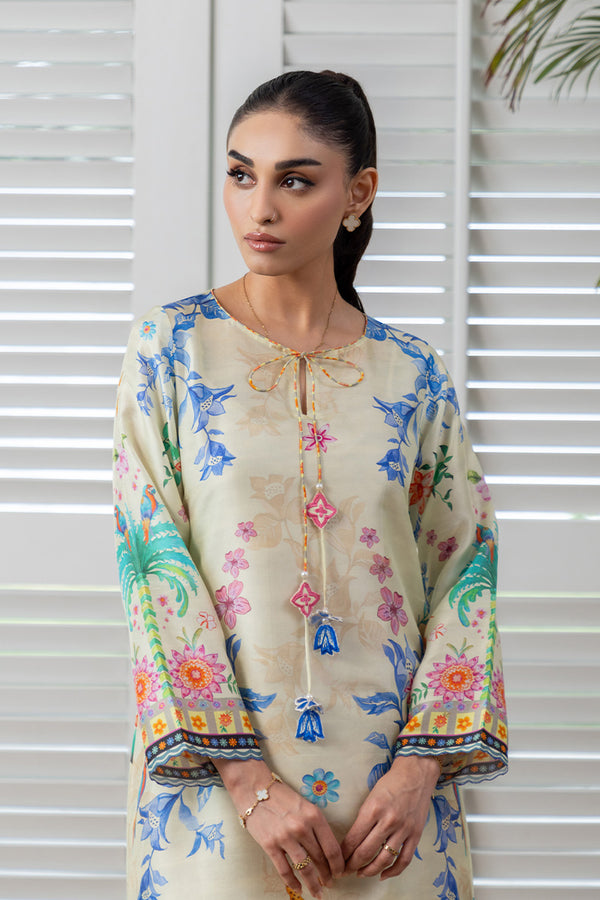 Mina Hassan | Signature Prints | Floral Sundress Kaftan -  Mina Hassan Ladies Clothes - Original Designer Dress - House of Maryam