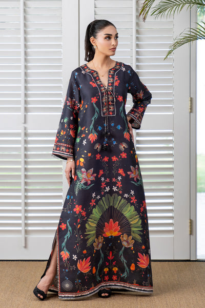 Mina Hassan | Eid 26 | Midnight Chic Kaftan by Mina Hasan