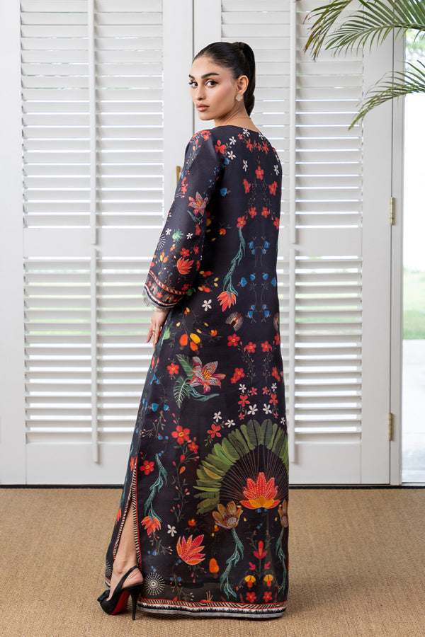 Mina Hassan | Signature Prints | Midnight Chic Kaftan -  Mina Hassan Ladies Clothes - Original Designer Dress - House of Maryam