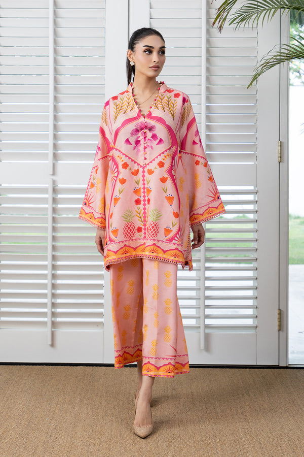 Mina Hassan | Signature Prints | Pink Aura -  Mina Hassan Ladies Clothes - Original Designer Dress - House of Maryam