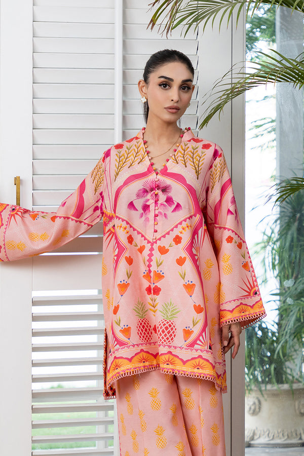 Mina Hassan | Signature Prints | Pink Aura -  Mina Hassan Ladies Clothes - Original Designer Dress - House of Maryam