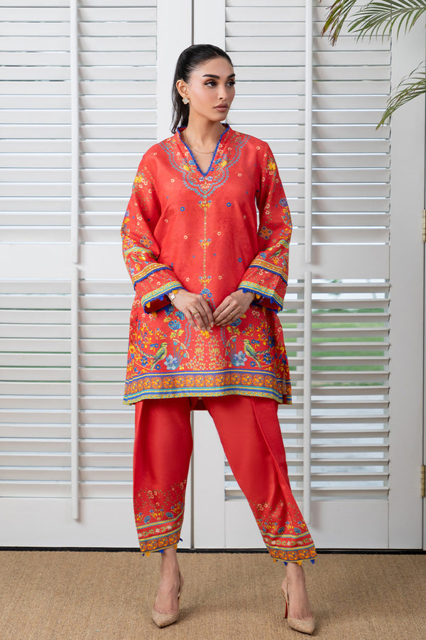 Mina Hassan | Signature Prints | Lemon Affair -  Mina Hassan Ladies Clothes - Original Designer Dress - House of Maryam