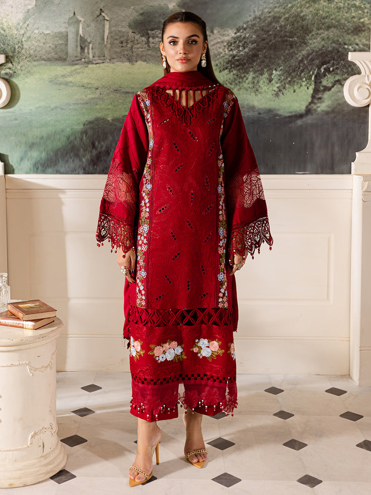 Parishay | Mira Winter | MW-08 | 3 PC Crepe -  Parishay Luxury - Original Designer Dress - House of Maryam
