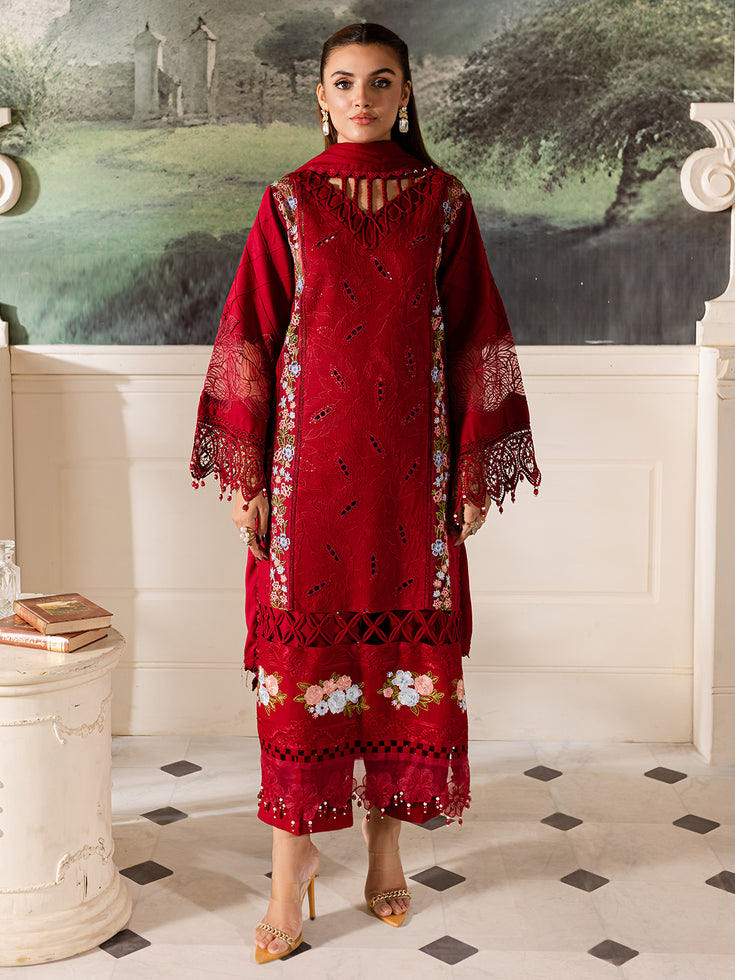 Parishay | Mira Winter | MW-08 | 3 PC Crepe -  Parishay Luxury - Original Designer Dress - House of Maryam