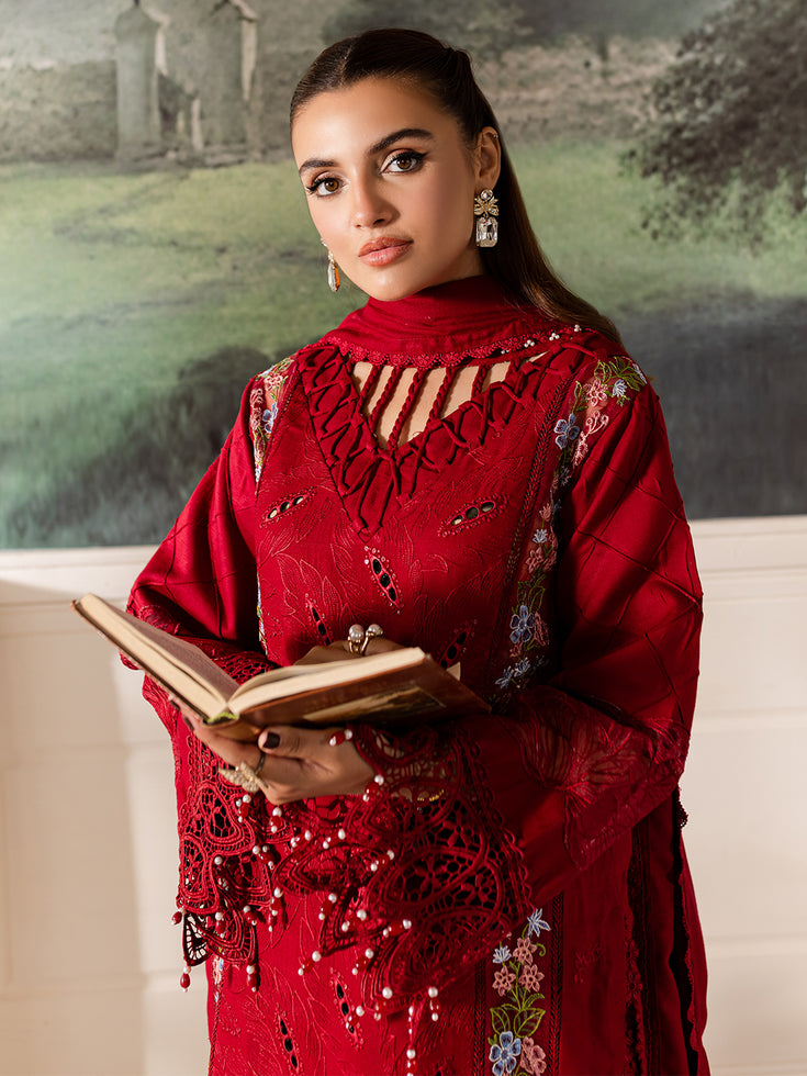 Parishay | Mira Winter | MW-08 | 3 PC Crepe -  Parishay Luxury - Original Designer Dress - House of Maryam