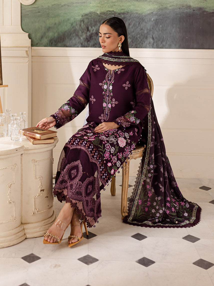 Parishay | Mira Winter | MW-10 | 3 PC Crepe -  Parishay Luxury -  House of Maryam