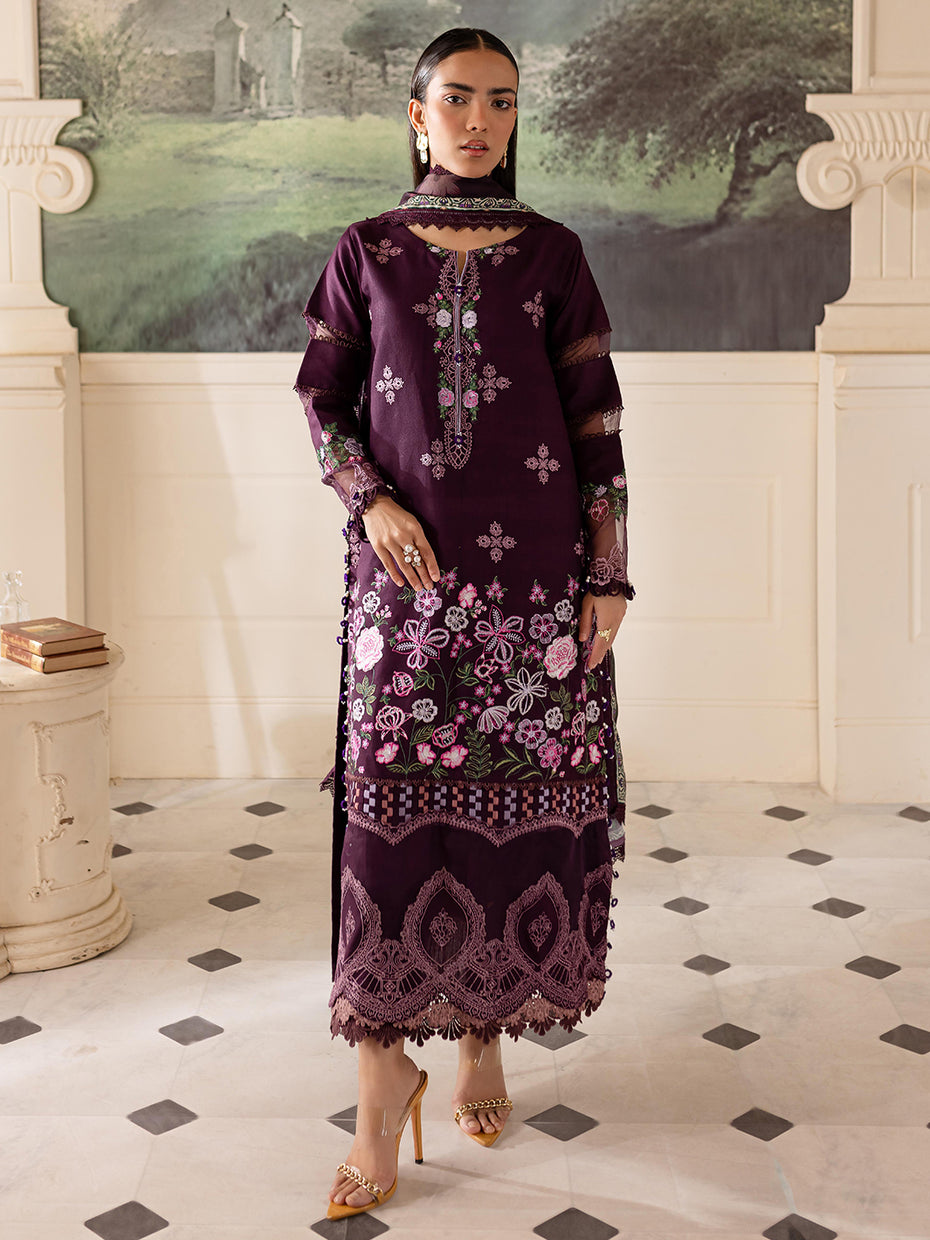 Parishay | Mira Winter | MW-10 | 3 PC Crepe -  Parishay Luxury - Original Designer Dress - House of Maryam