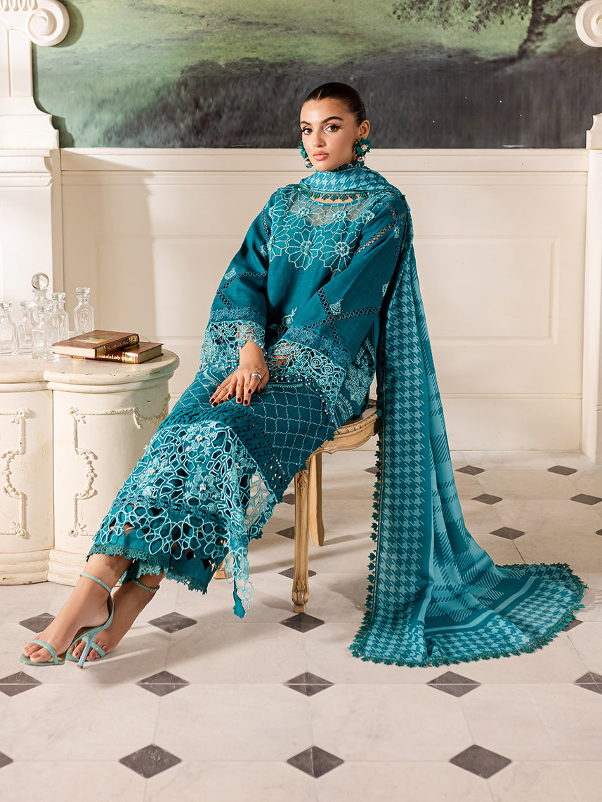 Parishay | Mira Winter | MW-12 | 3 PC Khaddar -  Parishay Luxury - Original Designer Dress - House of Maryam