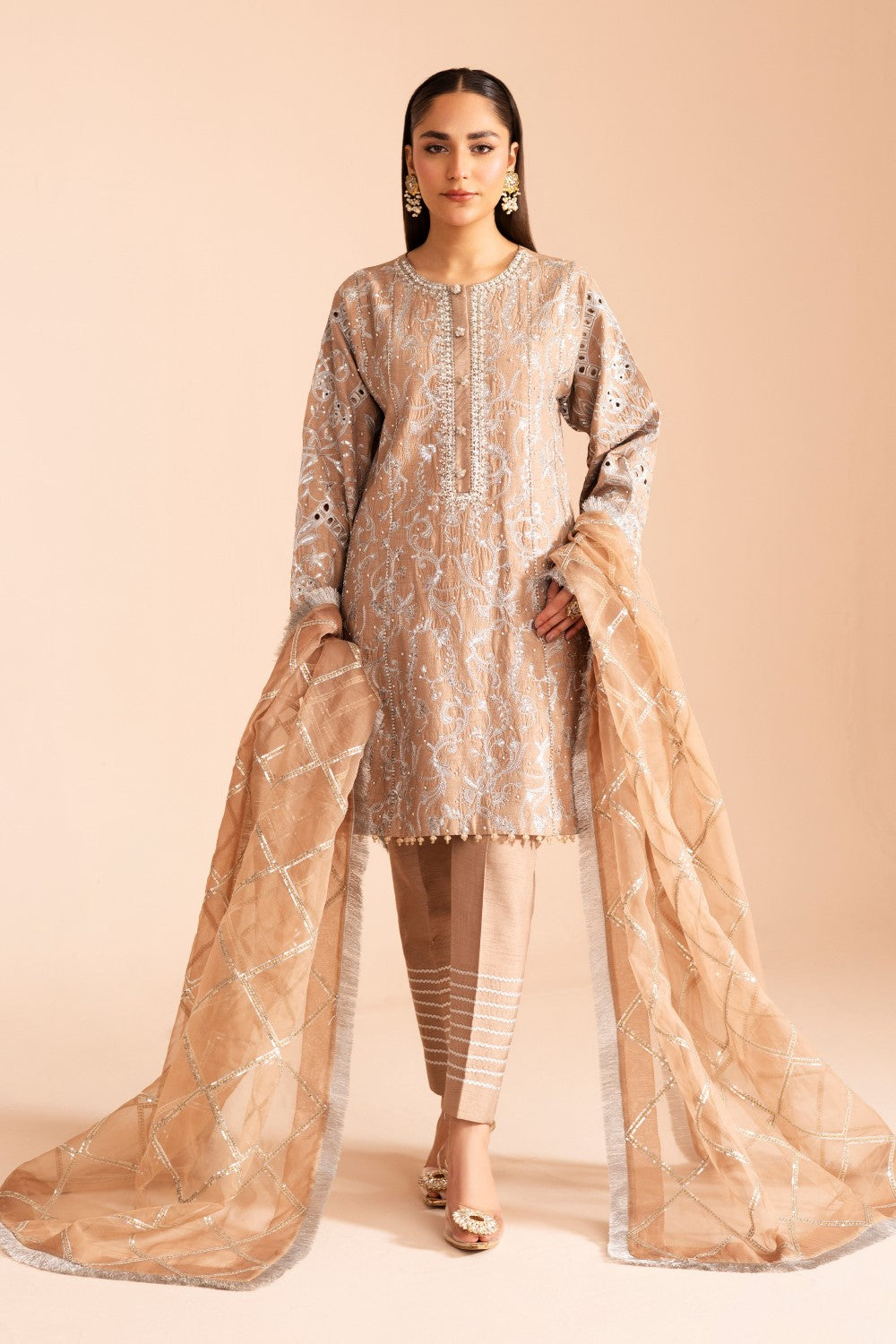 Maryum N Maria | Iris Formals | HUSNA - MW40004 -  Maryum N Maria Ladies Clothes - Original Designer Dress - House of Maryam