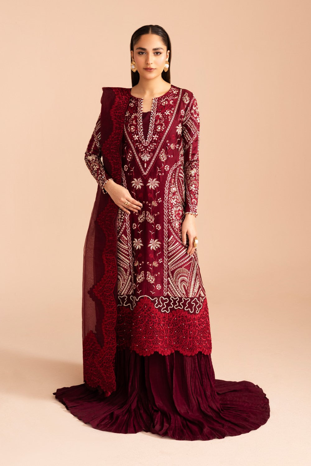 Maryum N Maria | Iris Formals | JHEEL - MW40013 -  Maryum N Maria Ladies Clothes - Original Designer Dress - House of Maryam