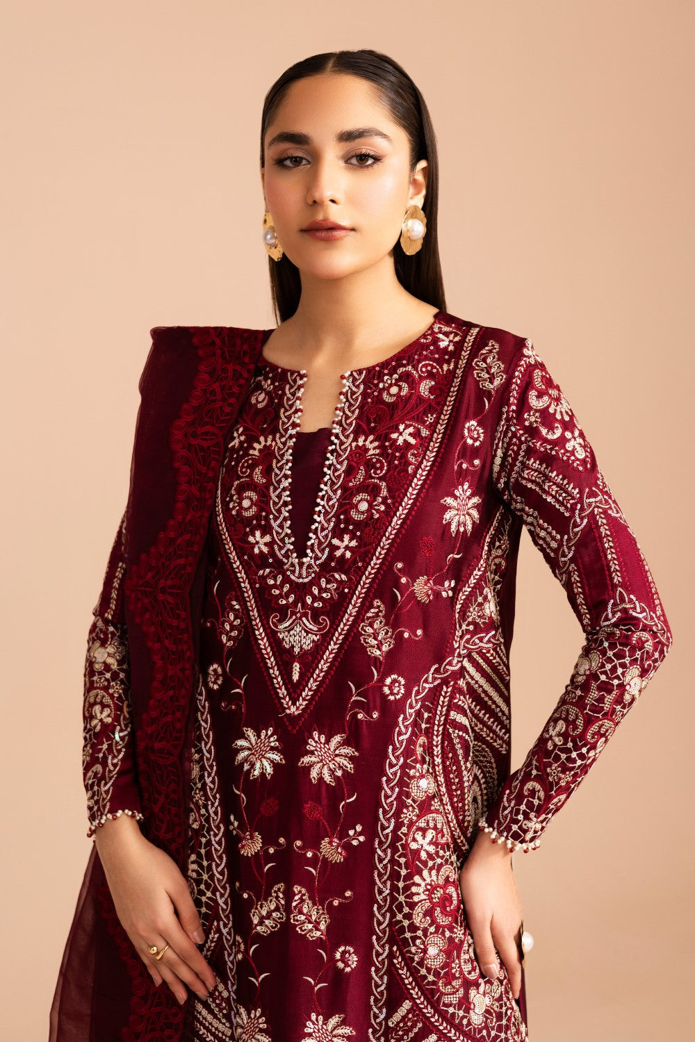 Maryum N Maria | Iris Formals | JHEEL - MW40013 -  Maryum N Maria Ladies Clothes - Original Designer Dress - House of Maryam