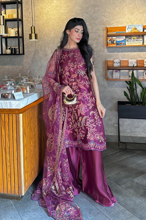 Maryum N Maria | Farisha Formals |  LYA - MW40082 -  Maryum N Maria Ladies Clothes - Original Designer Dress - House of Maryam