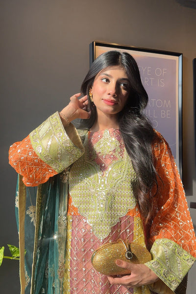 Maryum N Maria | Farisha Formals | NOELE - MW40095 -  Maryum N Maria Ladies Clothes - Original Designer Dress - House of Maryam