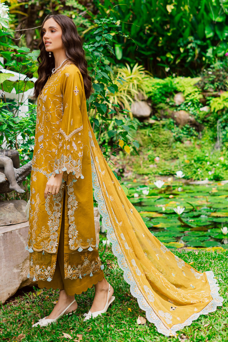 Marjjan | Bella Karandi 25 |MWK-38 A (MUSTARD) -  Marjjan Ladies Clothes - Original Designer Dress - House of Maryam