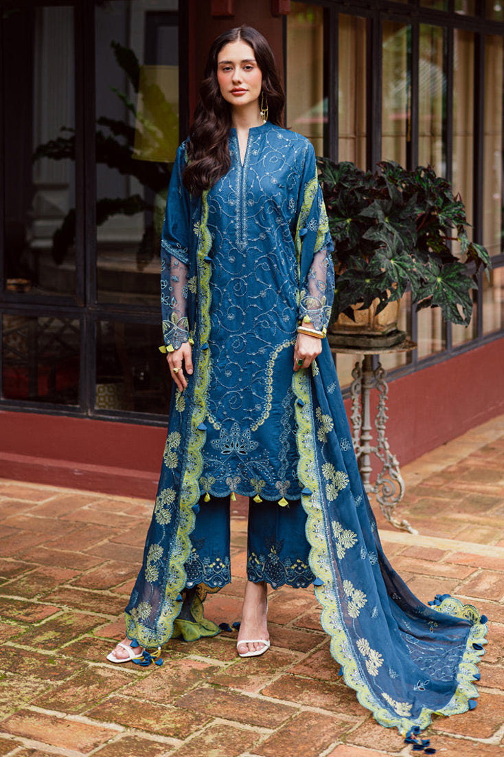 Marjjan | Bella Karandi 25 |MWK-38 B (TEAL BLUE) -  Marjjan Ladies Clothes - Original Designer Dress - House of Maryam