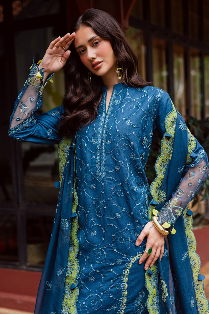 Marjjan | Bella Karandi 25 |MWK-38 B (TEAL BLUE) -  Marjjan Ladies Clothes - Original Designer Dress - House of Maryam