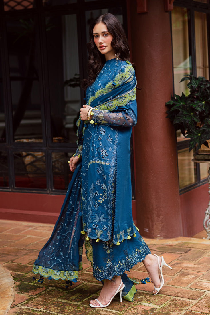 Marjjan | Bella Karandi 25 |MWK-38 B (TEAL BLUE) -  Marjjan Ladies Clothes - Original Designer Dress - House of Maryam