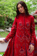 Marjjan | Bella Karandi 25 | MWK-40 A (RED) -  Maryam Hussain Ladies Clothes - Original Designer Dress - House of Maryam