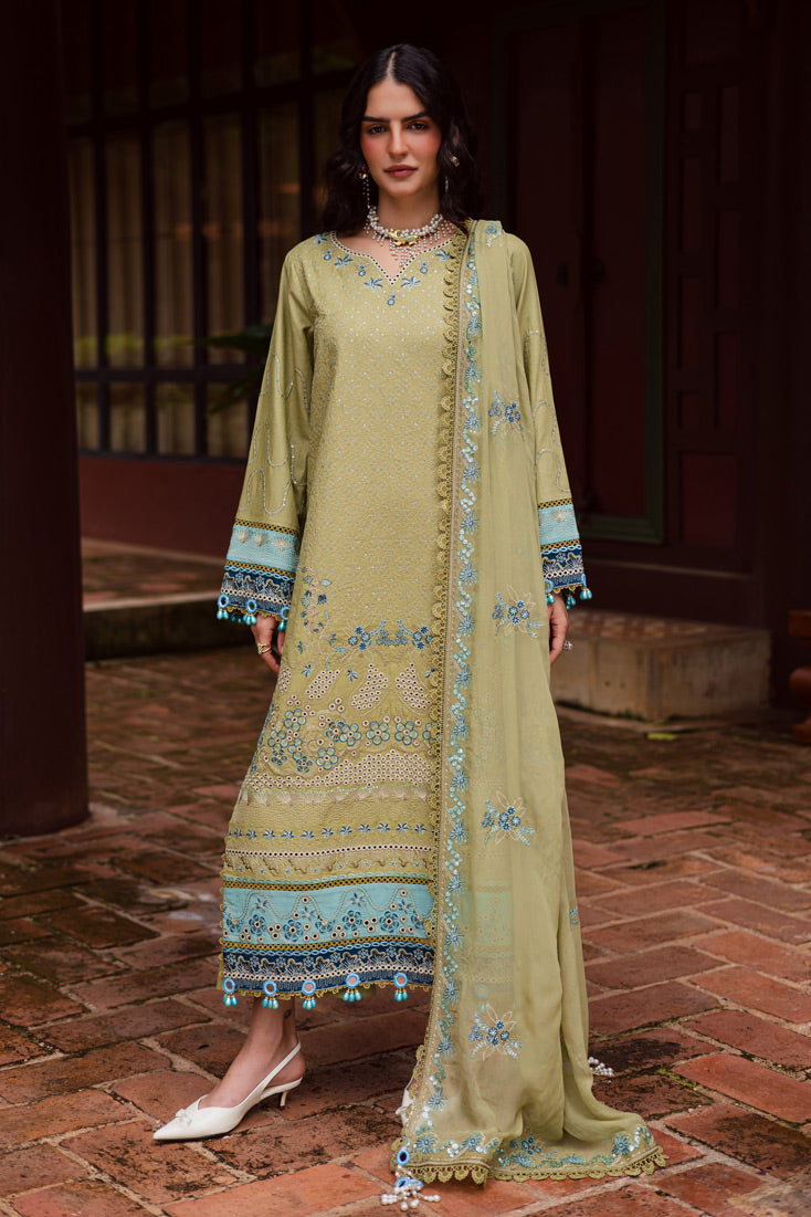 Marjjan | Bella Karandi 25 | MWK-42 A (OLIVE GREEN) -  Marjjan Ladies Clothes - Original Designer Dress - House of Maryam