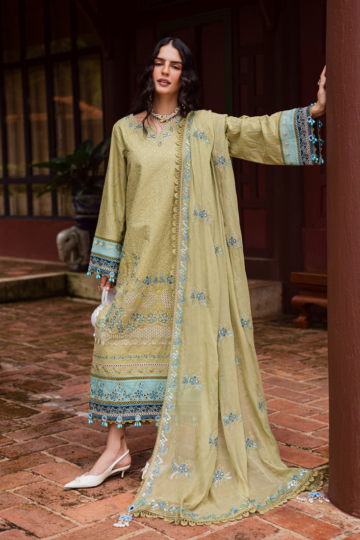 Marjjan | Bella Karandi 25 | MWK-42 A (OLIVE GREEN) -  Marjjan Ladies Clothes - Original Designer Dress - House of Maryam