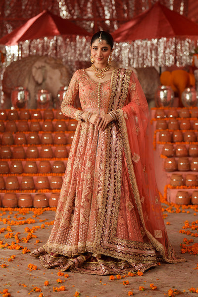 Maryum N Maria | Husn Wedding Formals | KUNDAN CORAL - MWS5638