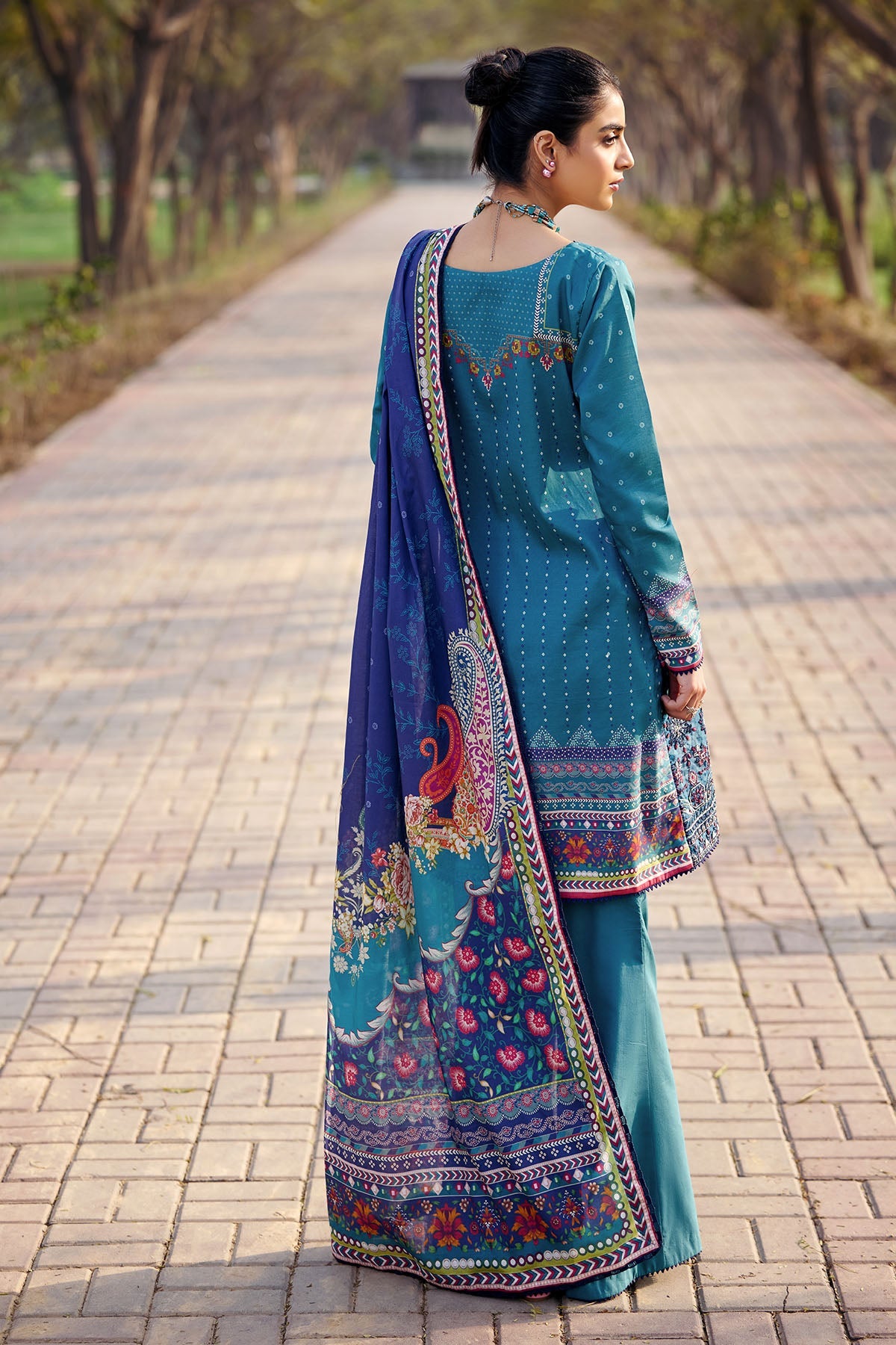 Motifz | Umang Lawn | 3556-SENA -  Motifz Ladies Clothes - Original Designer Dress - House of Maryam